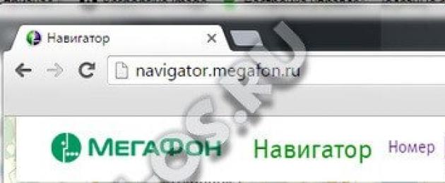 Услуга «Навигатор» от Мегафон. Опция «Навигатор» от Мегафон: описание и управление